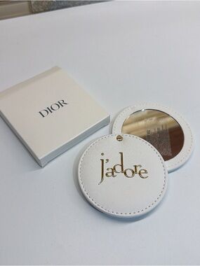 Dior J'adore Limited Edition White Leather Mirror
